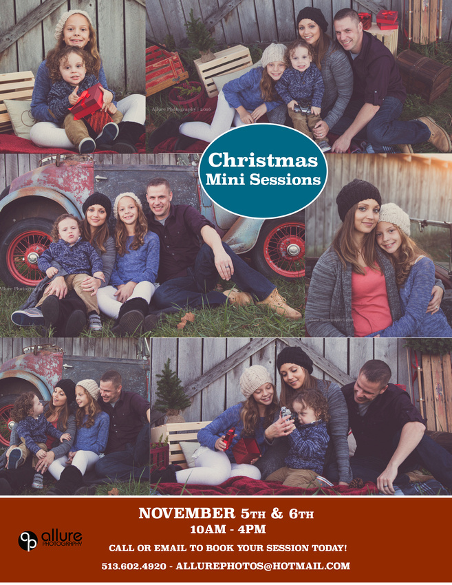 Christmas Mini Photo Sessions - Cincinnati Ohio